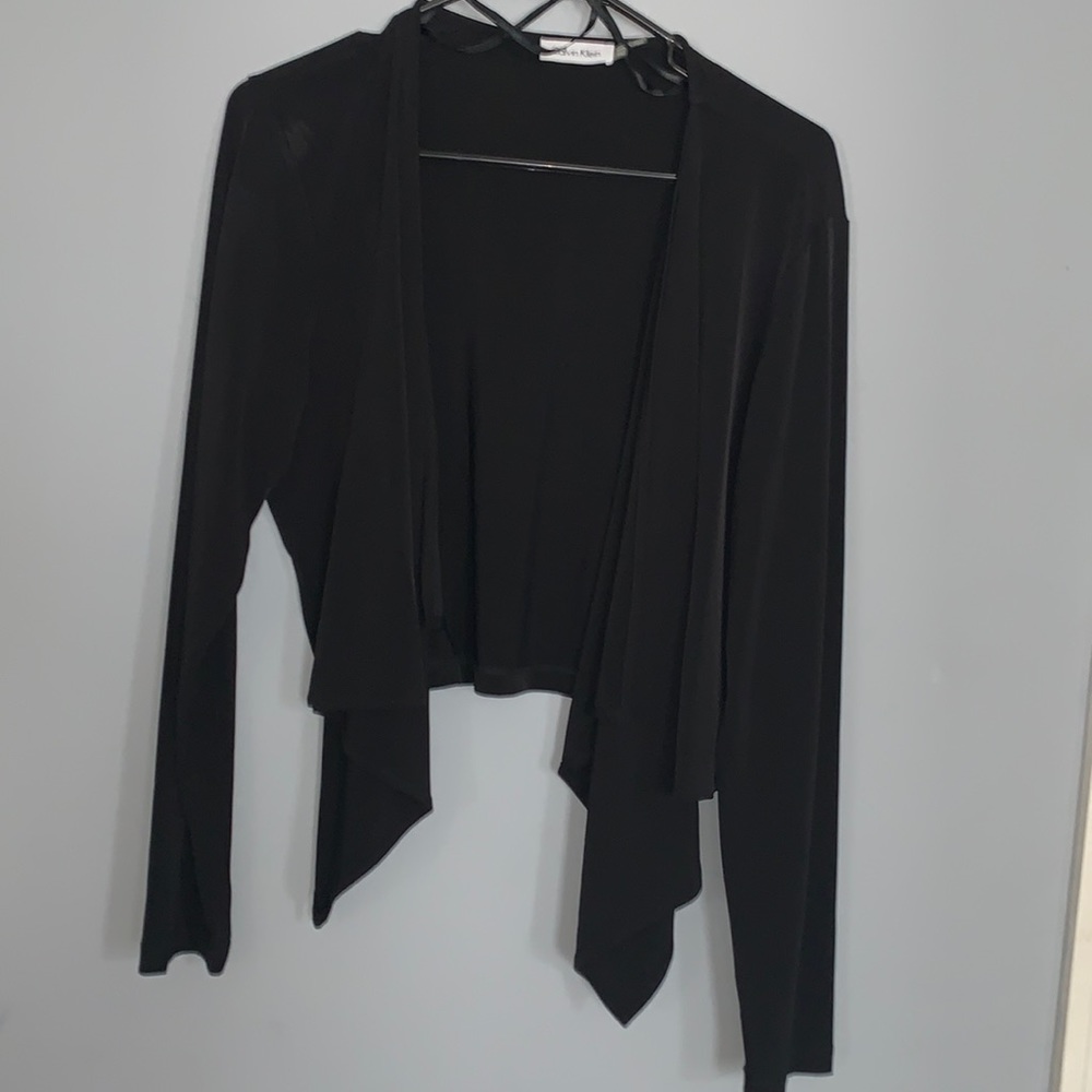 CALVIN KLEIN BLACK CARDIGAN